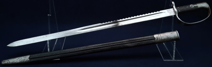 British 1879 Pattern Martini Henry Artillery Carbine Bayonet, Royal Artillery Marked 6